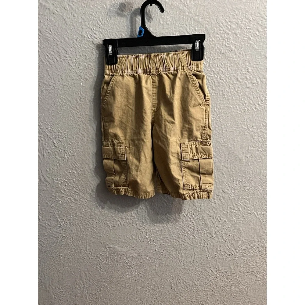 The Children's Place Boys Cargo Shorts Beige Size 6 Slim